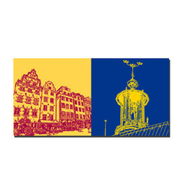 MAGNET-STORIES Picture on canvas - Sweden - Stockholm - 5300