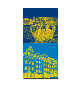 ART-DOMINO® BY SABINE WELZ Picture on canvas - Sweden - Stockholm - 5305