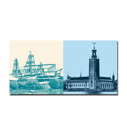 MAGNET-STORIES Leinwandbild - Schweden - Stockholm - 5307