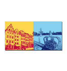 MAGNET-STORIES Image sur toile - Suède - Stockholm - 5309