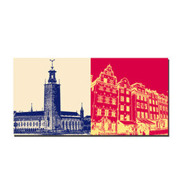 MAGNET-STORIES Leinwandbild - Schweden - Stockholm - 5311