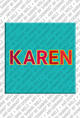 MAGNET-STORIES Karen - Magnet with the name Karen