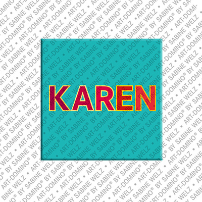 MAGNET-STORIES Karen - Aimant avec le nom Karen