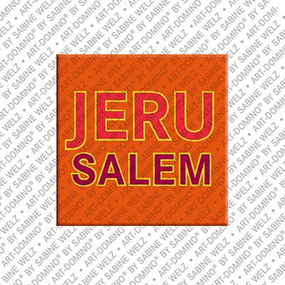 MAGNET-STORIES Jerusalem - Schriftzug