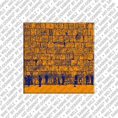 ART-DOMINO® BY SABINE WELZ Jerusalem - Klagemauer
