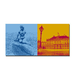 ART-DOMINO® BY SABINE WELZ Image sur toile - Danemark - Copenhague - 5200