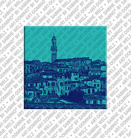 ART-DOMINO® BY SABINE WELZ Magnet - Italien - Siena - 06