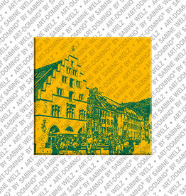 ART-DOMINO® BY SABINE WELZ Magnet - Freiburg - 07