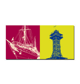 MAGNET-STORIES Picture on canvas - Denmark - Copenhagen - 5202