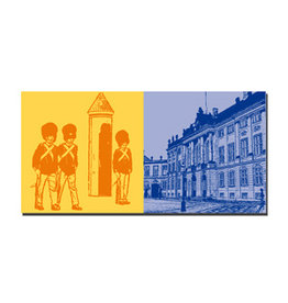 ART-DOMINO® BY SABINE WELZ Image sur toile - Danemark - Copenhague - 5204