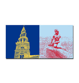 MAGNET-STORIES Picture on canvas - Denmark - Copenhagen - 5205