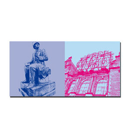 ART-DOMINO® BY SABINE WELZ Image sur toile - Danemark - Copenhague - 5208