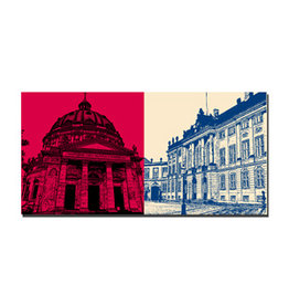 ART-DOMINO® BY SABINE WELZ Image sur toile - Danemark - Copenhague - 5209