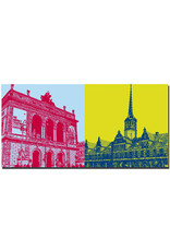 ART-DOMINO® BY SABINE WELZ Copenhagen - Old Royal Theater + Stock Exchange