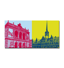 ART-DOMINO® BY SABINE WELZ Image sur toile - Danemark - Copenhague - 5210
