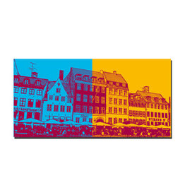 ART-DOMINO® BY SABINE WELZ Image sur toile - Danemark - Copenhague - 5211