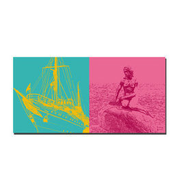 MAGNET-STORIES Picture on canvas - Denmark - Copenhagen - 5221