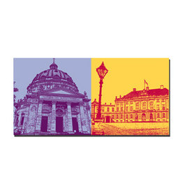 ART-DOMINO® BY SABINE WELZ Image sur toile - Danemark - Copenhague - 5223
