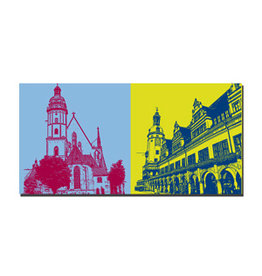 MAGNET-STORIES Leinwandbild - Leipzig - 3301