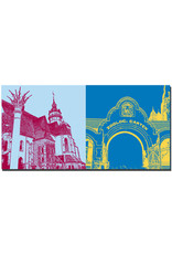 MAGNET-STORIES Leipzig - Nikolaikirche avec colonne de la paix + Zoo