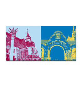 MAGNET-STORIES Image sur toile - Leipzig - 3307