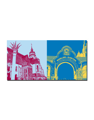 MAGNET-STORIES Leipzig - Nikolaikirche avec colonne de la paix + Zoo