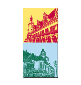 MAGNET-STORIES Leinwandbild - Leipzig - 3302