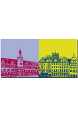 ART-DOMINO® BY SABINE WELZ Leipzig - Old Town Hall + Market Houses