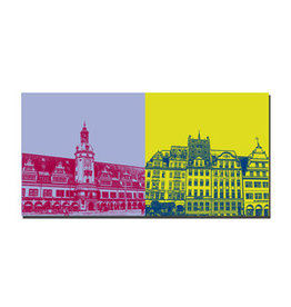 MAGNET-STORIES Image sur toile - Leipzig - 3310