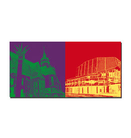 MAGNET-STORIES Picture on canvas - Leipzig - 3314