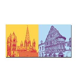 ART-DOMINO® BY SABINE WELZ Leinwandbild - Limburg - 2400.500