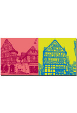 ART-DOMINO® BY SABINE WELZ Limburg - Bischofsplatz + Old town house