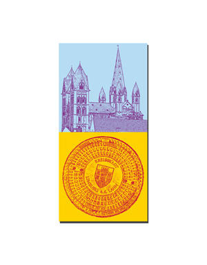 MAGNET-STORIES Limburg - Cathedral with 7 towers + Ground cover