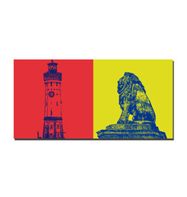 MAGNET-STORIES Picture on canvas - Lindau - 7801