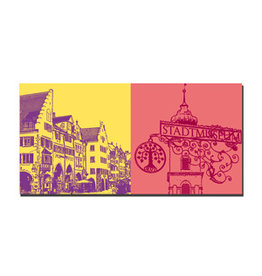 ART-DOMINO® BY SABINE WELZ Leinwandbild - Lindau - 7802