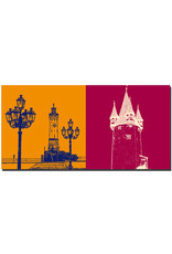 MAGNET-STORIES Lindau - Lighthouse and candelabra + Diebsturm