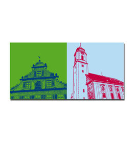 ART-DOMINO® BY SABINE WELZ Leinwandbild - Lindau - 7809