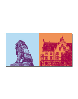 MAGNET-STORIES Lindau - Bavarian Lion + Mail and public library