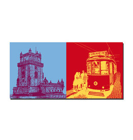 MAGNET-STORIES Image sur toile - Portugal - Lisbonne - 077-01