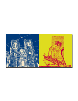 MAGNET-STORIES Lisbonne - Cathédrale Sé Patriarcal + Monument découvreur