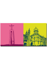 MAGNET-STORIES Lisbonne - Statue Cristo Rei + Monastère des Hiéronymites-Mosteiro dos Jerónimos