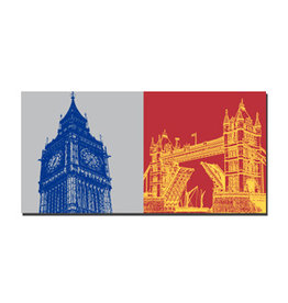 MAGNET-STORIES Picture on canvas - England - London - 4400