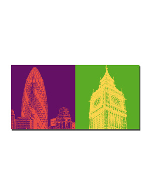 MAGNET-STORIES London - Gherkin Tower + Big Ben