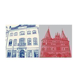 MAGNET-STORIES Image sur toile - Lübeck - 3112