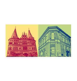 MAGNET-STORIES Image sur toile - Lübeck - 3116