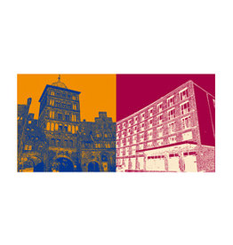 MAGNET-STORIES Picture on canvas - Lübeck - 3117