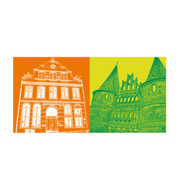 MAGNET-STORIES Image sur toile - Lübeck - 3118