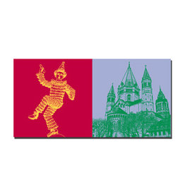 MAGNET-STORIES Picture on canvas - Mainz - 3901