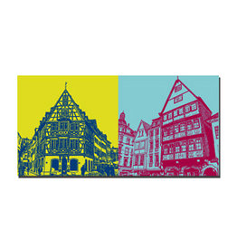 ART-DOMINO® BY SABINE WELZ Leinwandbild - Mainz - 3902