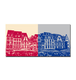 ART-DOMINO® BY SABINE WELZ Leinwandbild - Mainz - 3905